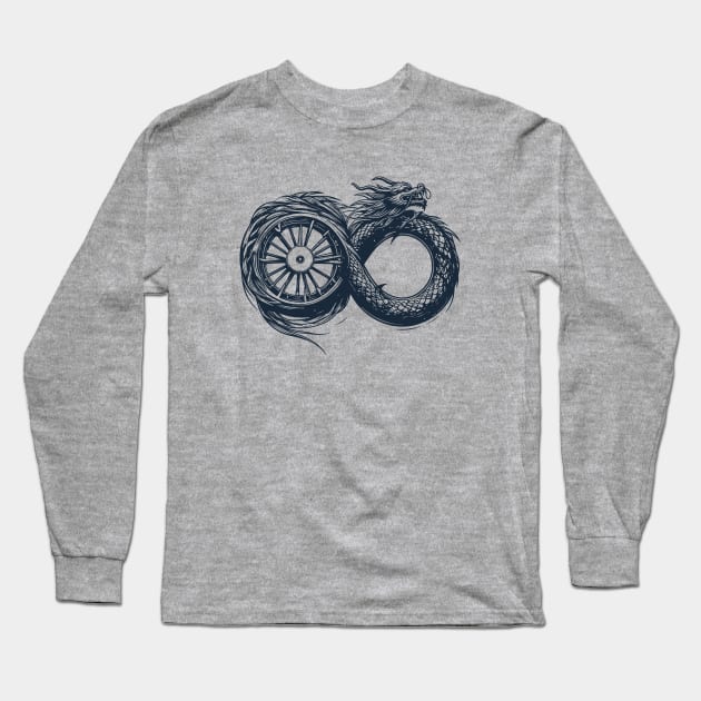 infinity dragon  reborn - the wheel of time Long Sleeve T-Shirt by whatyouareisbeautiful